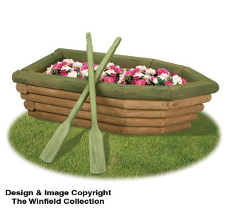 Landscape Timber Rowboat Planter Plans - The Winfield Collection