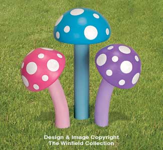 3D Giant Mushrooms Wood Plans - The Winfield Collection