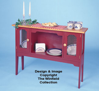 Side Board Wood Project Plan (F) - The Winfield Collection