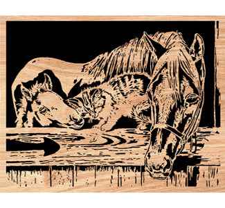 Warm Welcome Scroll Saw Pattern