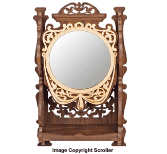 Old Fashioned Shaving Mirror Project Pattern - The Winfield Collection