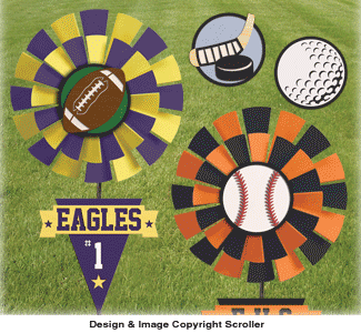 Sports Yard Spinner Pattern Set - The Winfield Collection