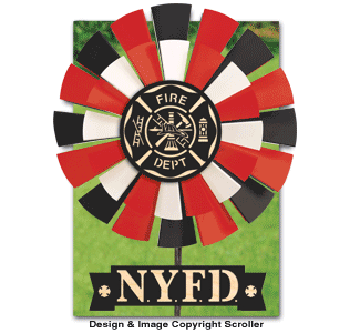 Firefighter Yard Spinner Pattern - The Winfield Collection