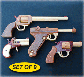 Weapons in Wood Deluxe Pattern Set - The Winfield Collection