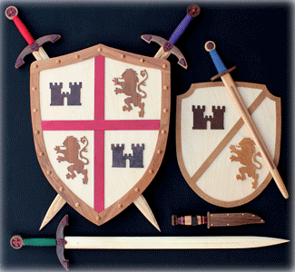 Medieval Shields & Swords Pattern Set - The Winfield Collection