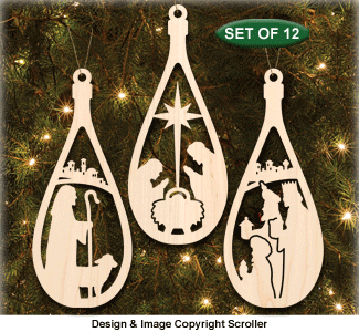 Nativity Ornament Patterns - Downloadable - The Winfield Collection