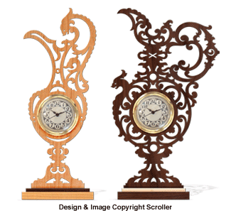 Ornate Pitcher Clock Project Pattern Set - The Winfield Collection