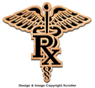 RX Caduceus Pattern - The Winfield Collection