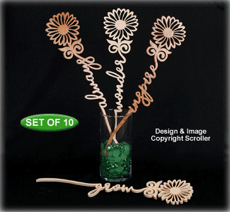 Flowering Words of Inspiration #2 Pattern - The Winfield Collection