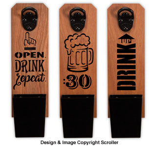 Bottle Opener Set #1 Patterns - The Winfield Collection