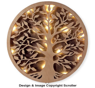Lighted Tree of Life Wall Art Pattern - The Winfield Collection