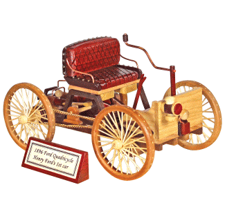 1896 Ford Quadricycle Design Pattern - The Winfield Collection