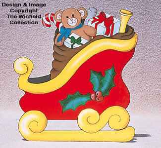 Santa's Sleigh Woodcrafting Pattern(F)