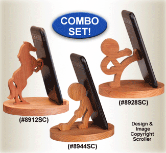 Cell Phone Pattern Combo Set (8912, 8928 & 8944SC) - The Winfield Collection