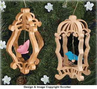 Slotted Cage Ornament Pattern Set - The Winfield Collection
