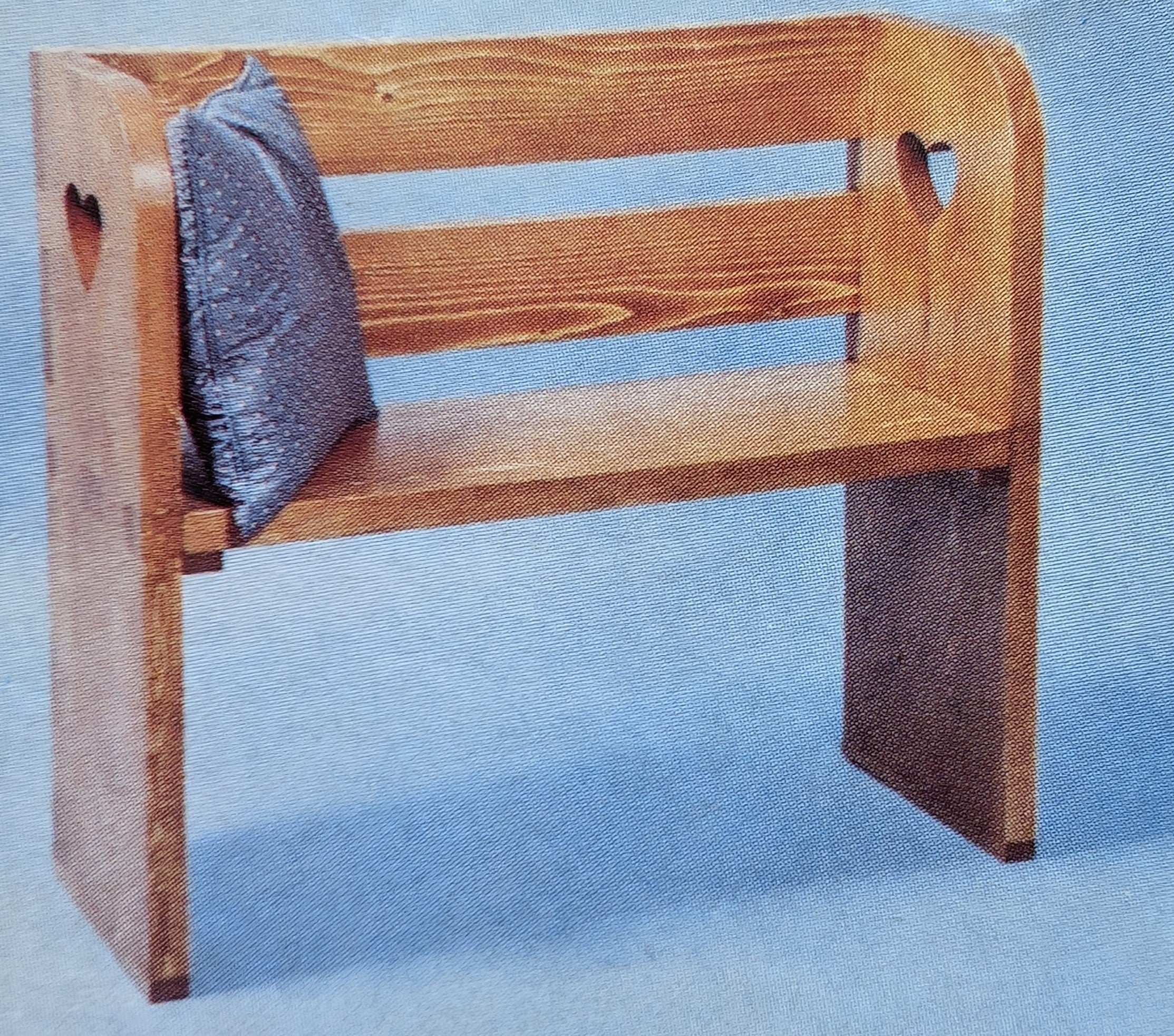 Porch Settle Woodcraft Pattern (F) - The Winfield Collection