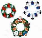 Holiday Wreaths Woodcraft Pattern(F)