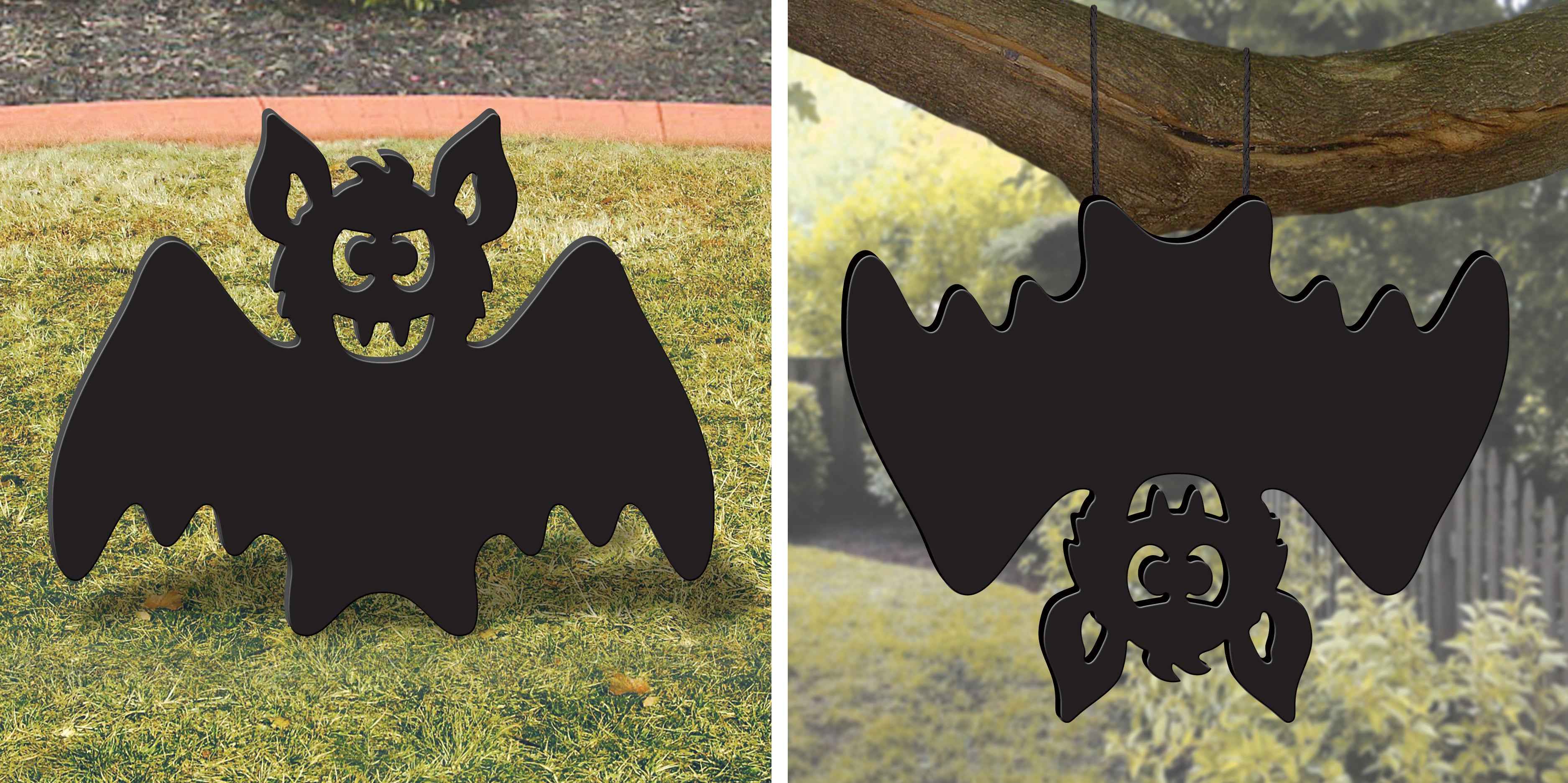 Black Bat Trio All-Weather Outdoor Display