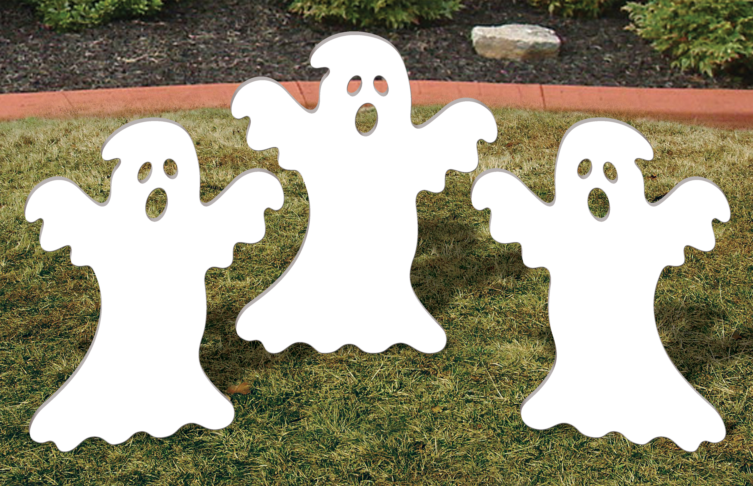 Ghostly Trio All-Weather Outdoor Display