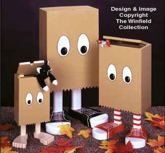 Little Bag People Woodcraft Pattern(F)