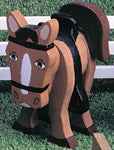 Layered Pony Woodcraft Pattern