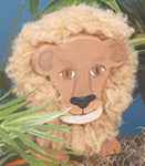 Layered Lion Woodcraft Pattern