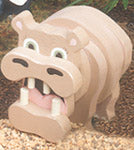 Layered Hippo Woodcraft Pattern - The Winfield Collection