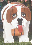Layered Saint Bernard Woodcraft Pattern - The Winfield Collection