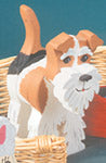 Layered Fox Terrier Woodcraft Pattern - The Winfield Collection