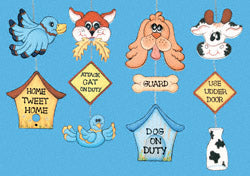 Silly Animals Mobile Pattern(F) - The Winfield Collection