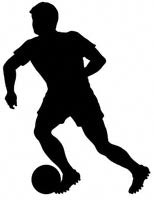 Soccer Player Shadow Woodcrafting Pattern - The Winfield Collection