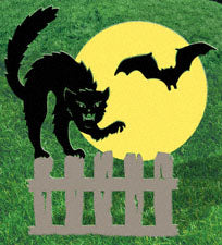 Scared Cat Shadow Woodcrafting Pattern - The Winfield Collection