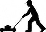 Mowing Man Shadow Woodcraft Pattern(F) - The Winfield Collection