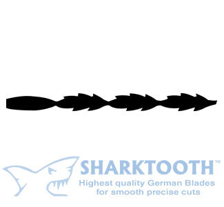Sharktooth - 1 Dozen #3/0 Specialty Spiral Blade - The Winfield Collection