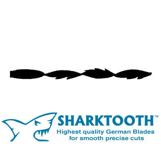 Sharktooth - 1 Dozen #0 Spiral Blades with Flat Ends - The Winfield Collection