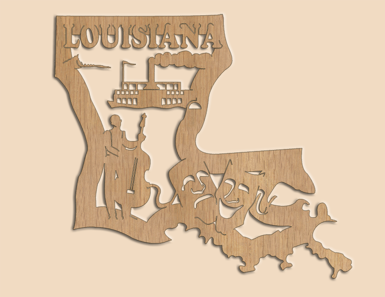 United States Plaques - Louisiana
