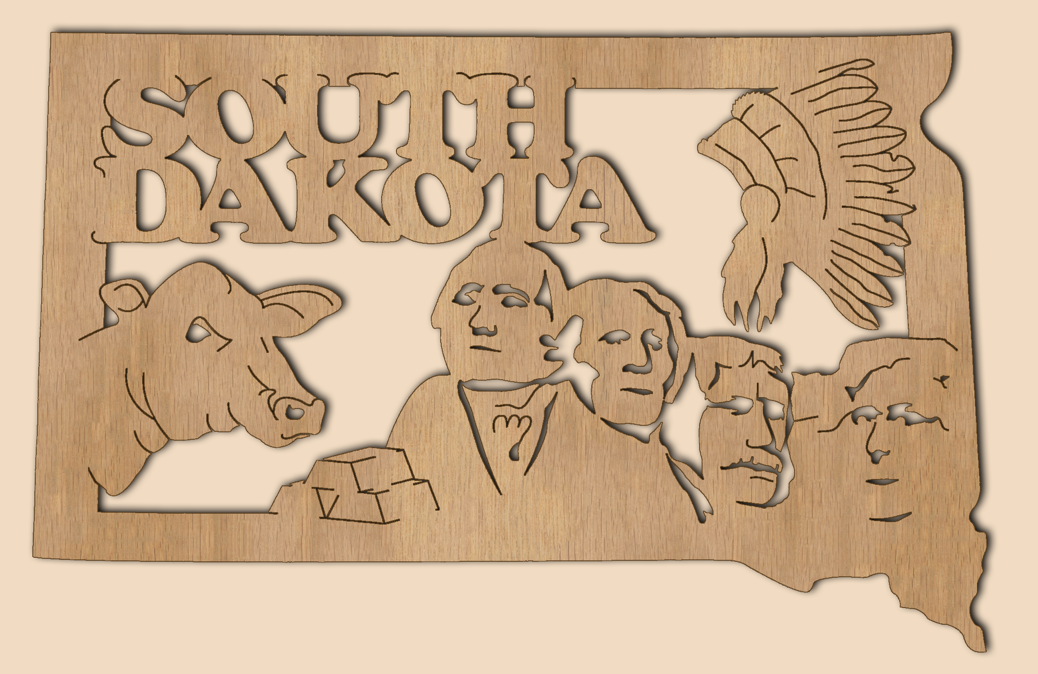 United States Plaques - South Dakota