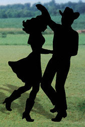 Square Dancers Shadow Woodcraft Pattern - The Winfield Collection