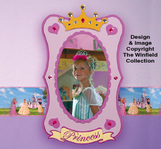 Princess Mirror Woodworking Pattern - The Winfield Collection