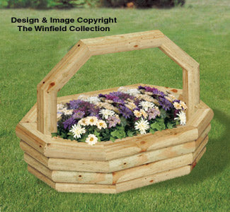 Landscape Timber Oval Basket Planter Plans - The Winfield Collection