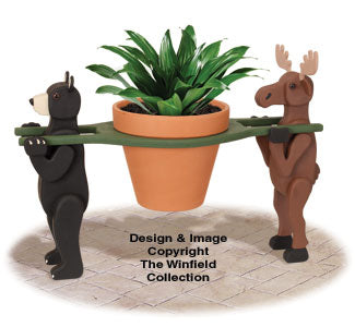 Team Moose and Bear Pot Holder Pattern - The Winfield Collection
