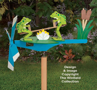 Teetering Frogs Whirligig Pattern - The Winfield Collection