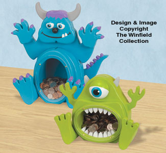 Fat Monster Coin Banks Pattern - The Winfield Collection