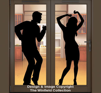Home Alone Dancing Couple Shadow Pattern - The Winfield Collection