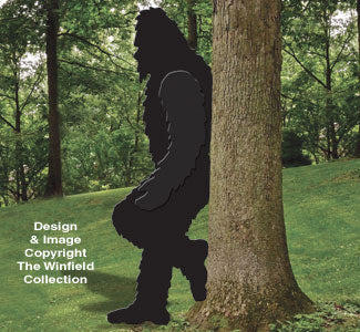 Leaning Bigfoot Woodcraft Pattern - The Winfield Collection