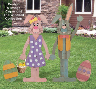 Pallet Wood Bunnies Pattern Set (W1844 & 2055) - The Winfield Collection