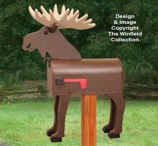 Moose Mailbox Woodcrafting Pattern - The Winfield Collection