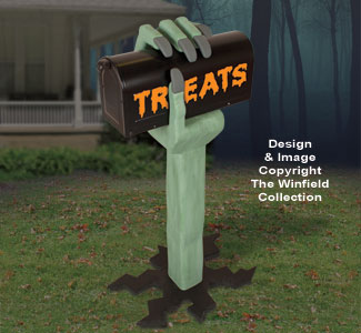 3D Monster Hand Mailbox Plan - The Winfield Collection