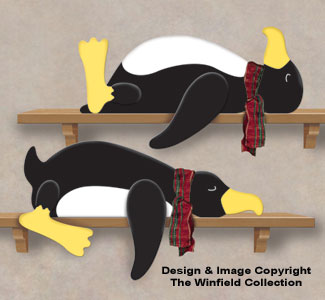 Lazy Penguins Woodcraft Pattern - The Winfield Collection