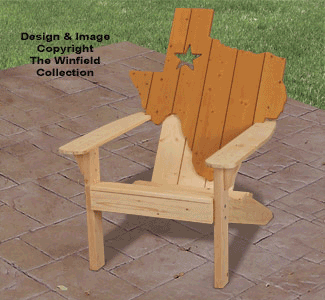 Adirondack TEXAS Chair Plans - The Winfield Collection